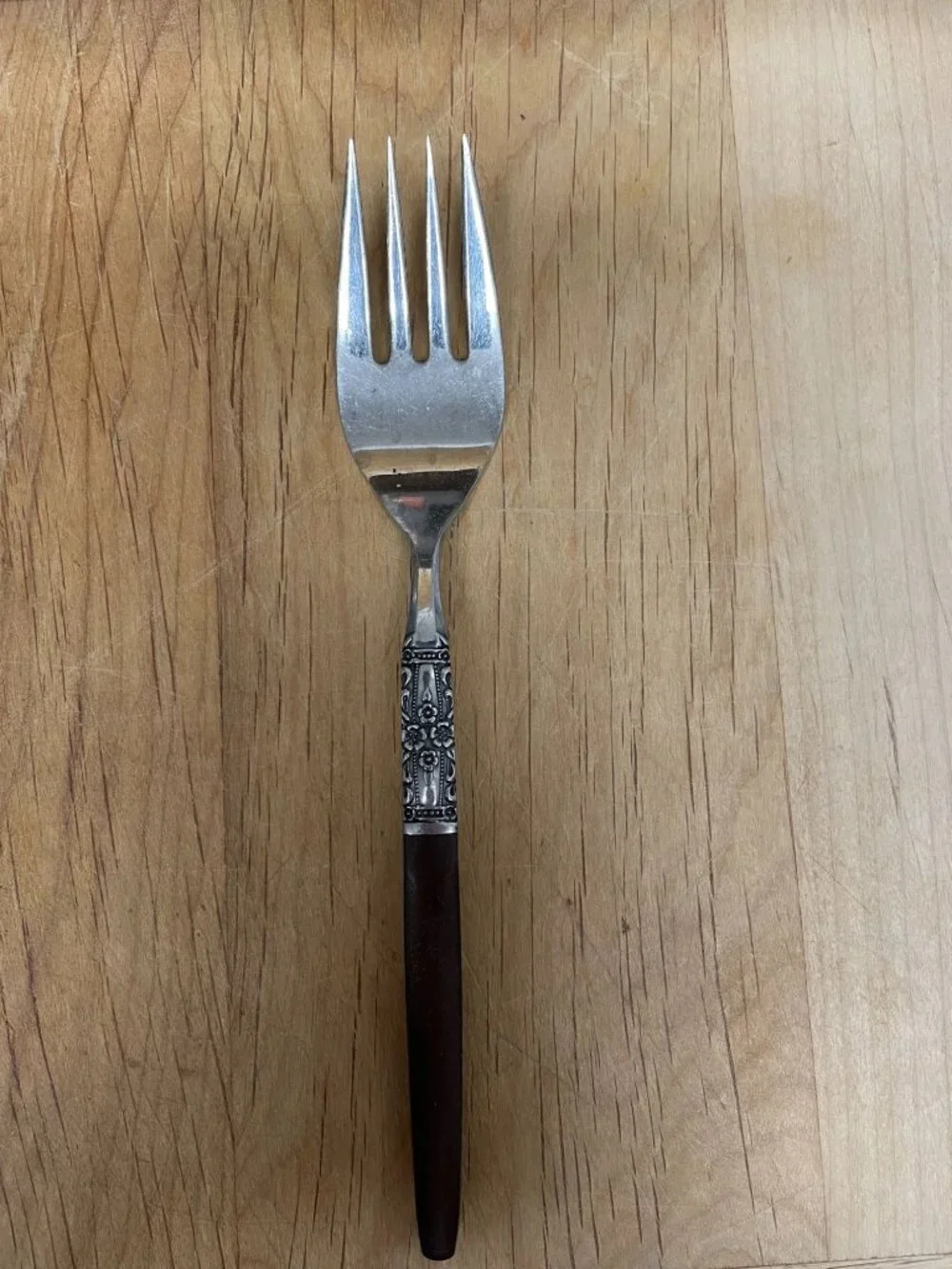 Vintage Northland Stainless Napa Valley Cold Meat Fork | Mid-Century Modern Faux